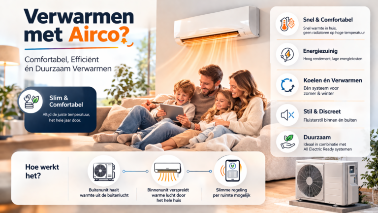 Gas besparen met airco